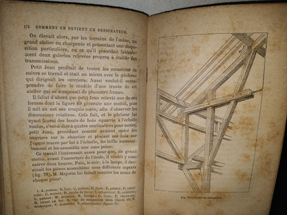 64- Cómo Volverse Dibujante. Comment On Devient Un Dessinateur - E. Viollet-Le-Duc - 1800'S