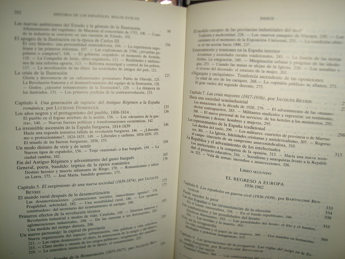161- Historia De Los Españoles - Bartolomé Bennassar - Editorial Crítica - Los 2 Tomos