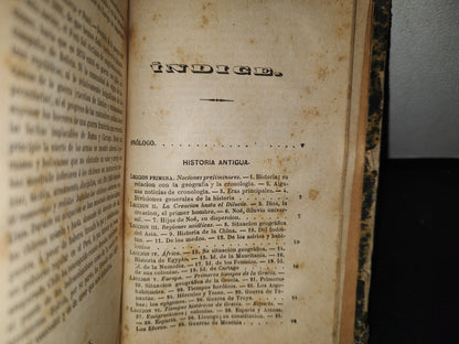 65- Historia Profana General Y La Particular De España - Fernando De Castro - 1887