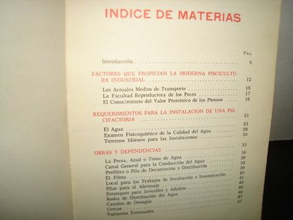 169- La Piscifactoría. Cría Industrial De Los Peces De Agua Dulce - Ramón Rubín R. - C.E.C.S.A.