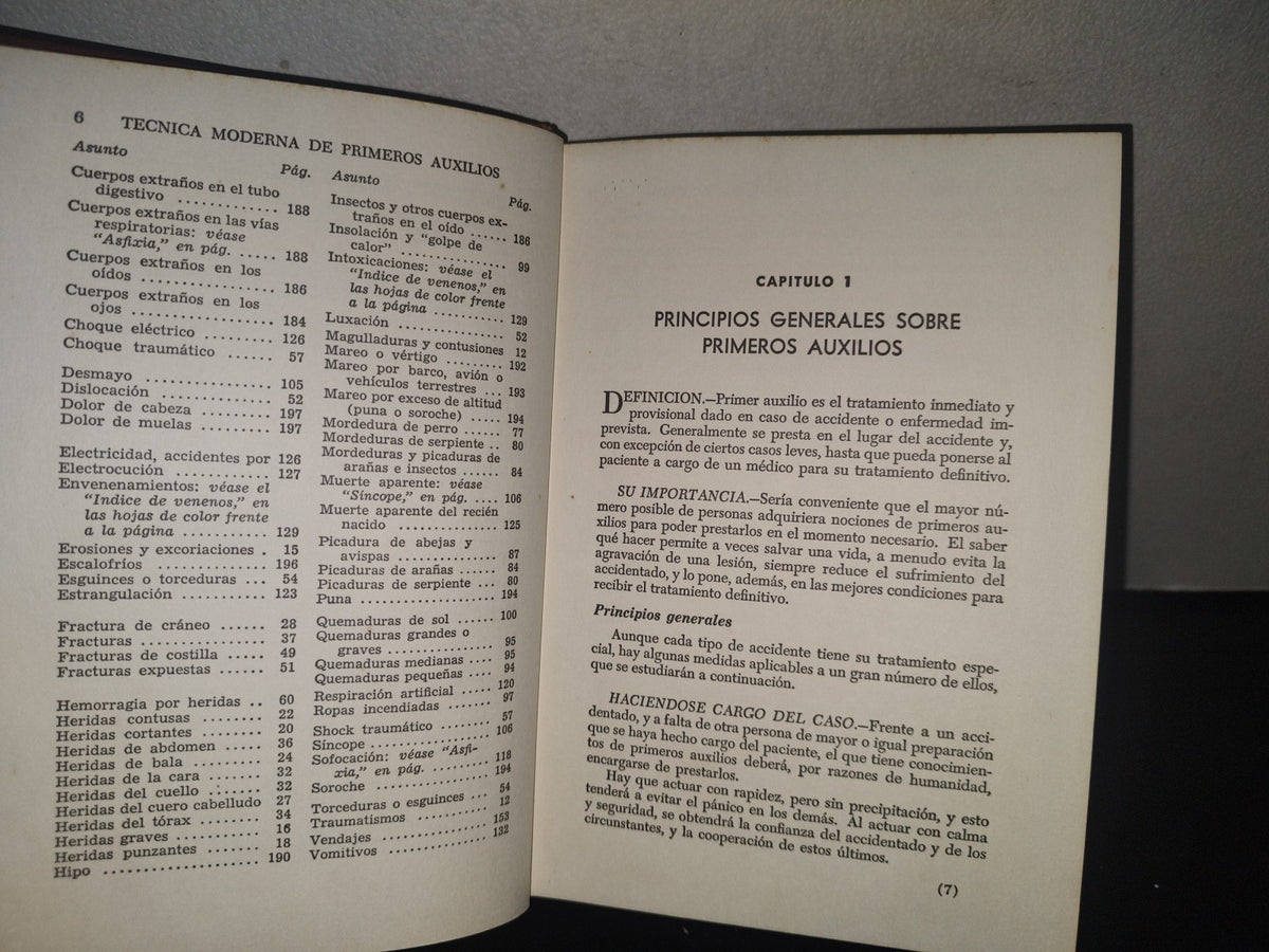 96- Técnica Moderna De Primeros Auxilios - Dr. Marcelo A. Hammerly - 1963