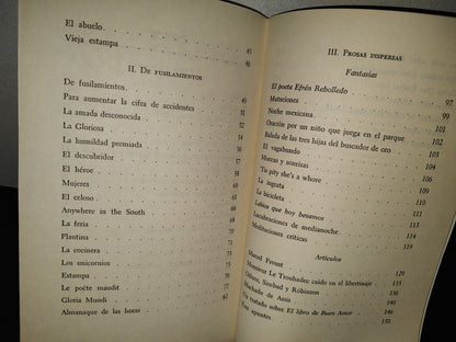 99- De Fusilamientos Y Otras Narraciones - Julio Torri. Lecturas Mexicanas 17 - 1A. Ed. 1984