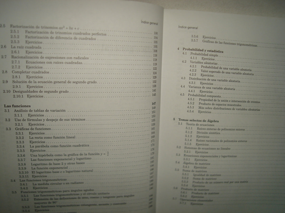 7- Álgebra. Segundo Curso - Oteyza, Lam, Hernández, Carrillo