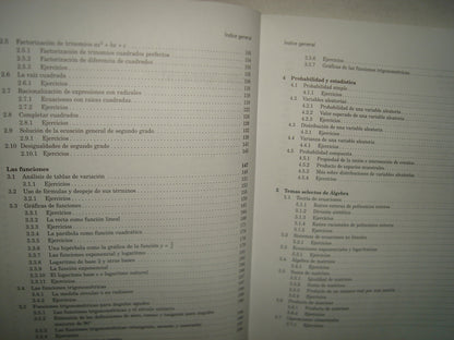 7- Álgebra. Segundo Curso - Oteyza, Lam, Hernández, Carrillo