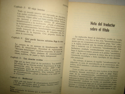 3- Bioinformación (Biofeedback). Abriendo El Poder De La Mente - Marvin Karlins Y Lewis M. Andrews
