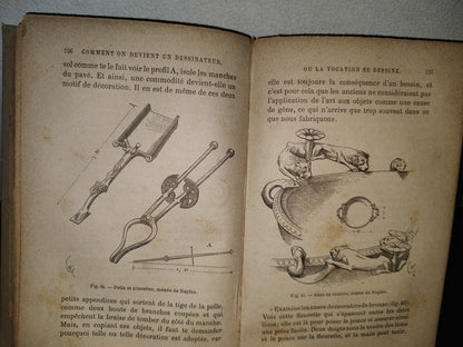 64- Cómo Volverse Dibujante. Comment On Devient Un Dessinateur - E. Viollet-Le-Duc - 1800'S
