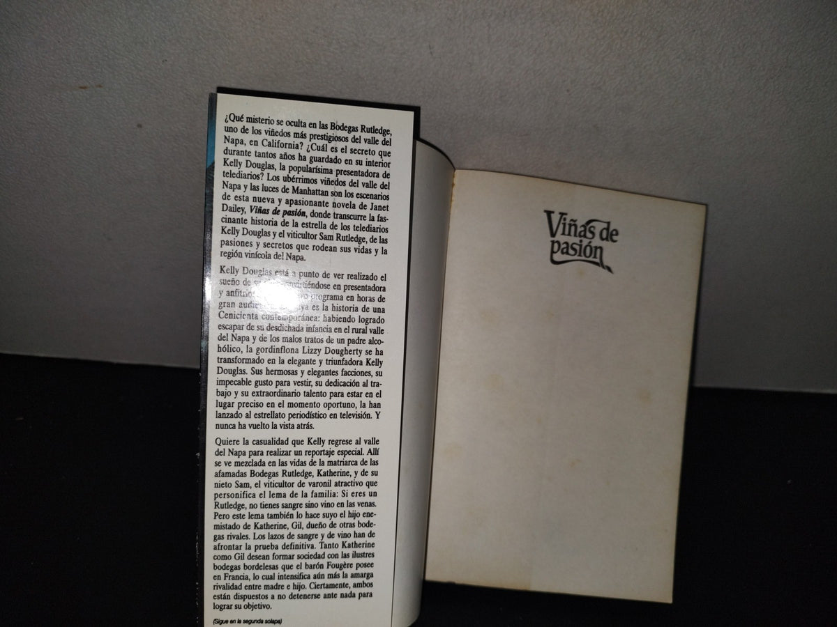 215- Viñas De Pasión - Janet Dailey - Ediciones Roca, 1993