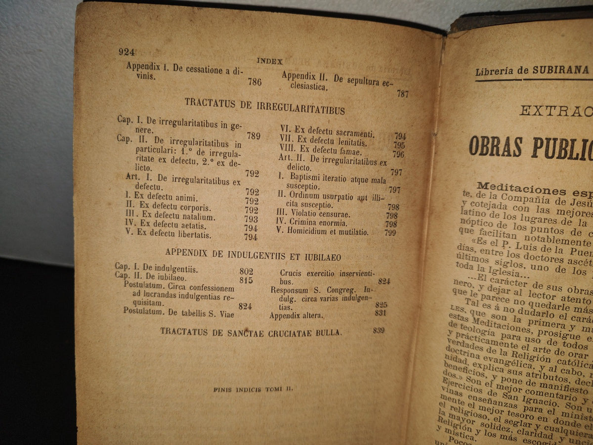 93- Latín. Compendium Theologiae Moralis. P. Ioannis Petri Guri S. I. - Tomus Secundus - 1892