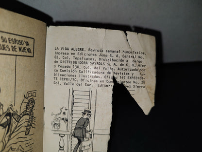 192- Mini Cómic. La Vida Alegre. No. 665 - 80'S