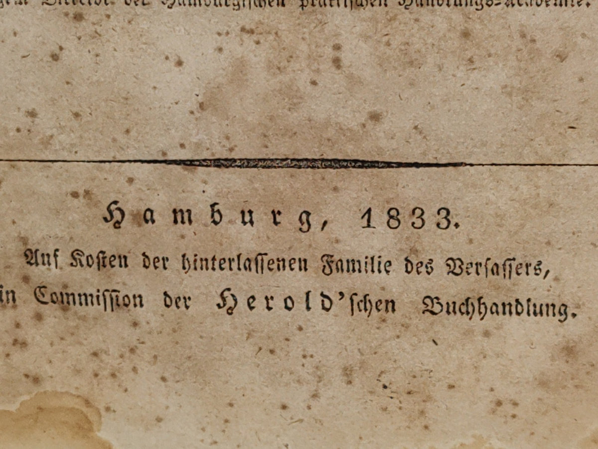 59- Carl Crüger'S Handelsgeographie Oder Beschreibung Der Erde, Was Sie Für Den Kaufmann Ist - 1833