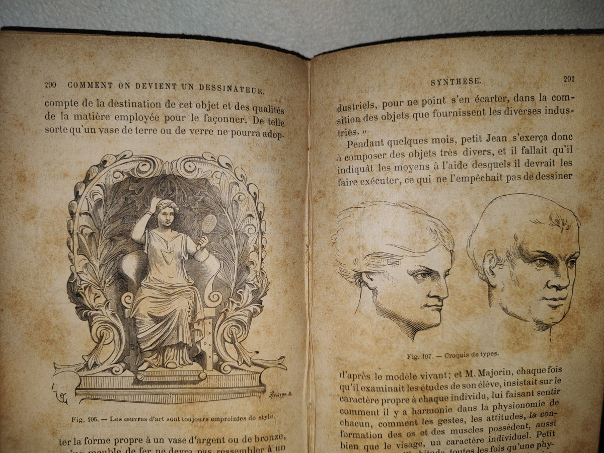 64- Cómo Volverse Dibujante. Comment On Devient Un Dessinateur - E. Viollet-Le-Duc - 1800'S