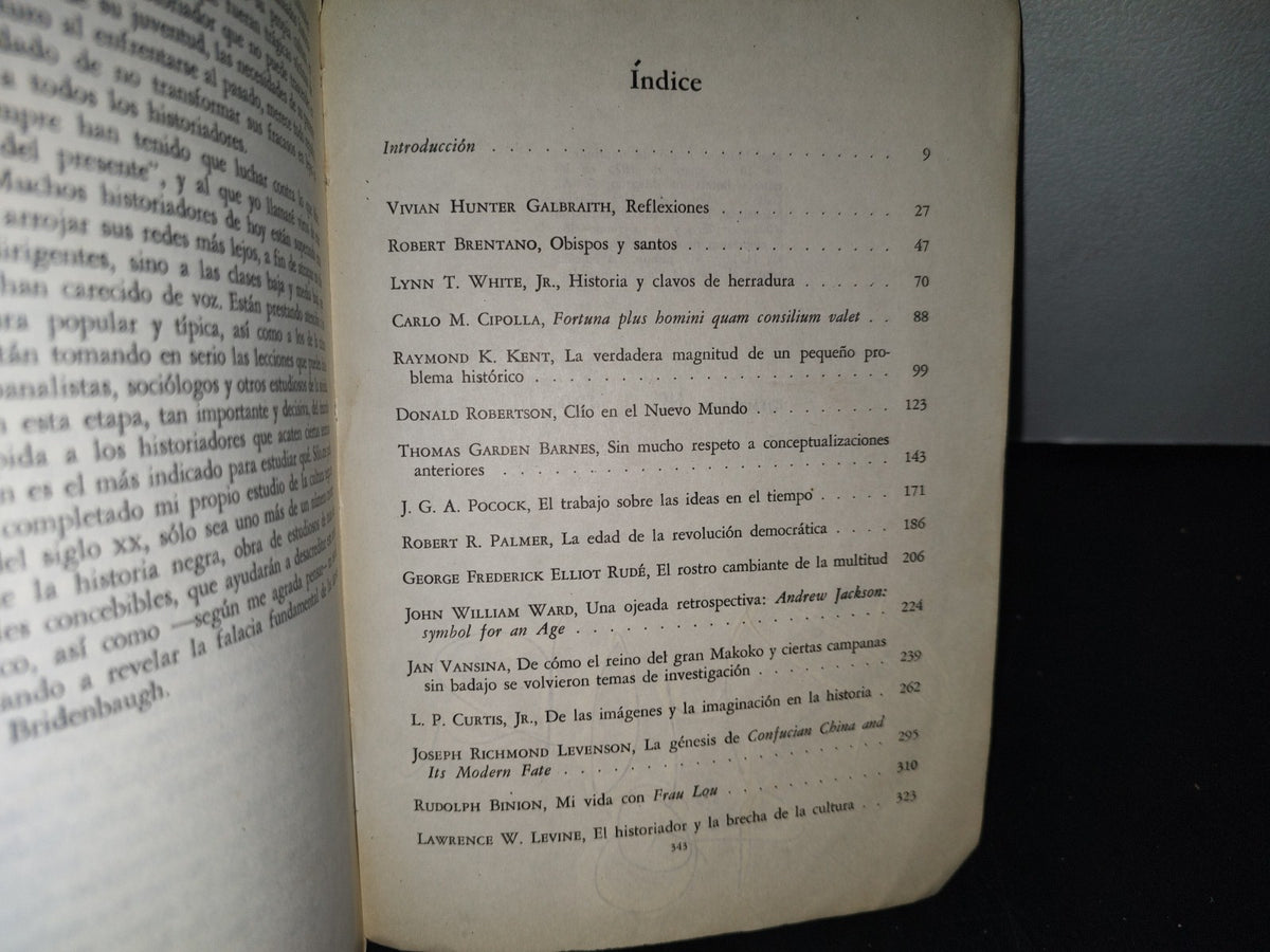 166- El Taller Del Historiador - L. P. Curtis Jr. - Primera Edición 1975