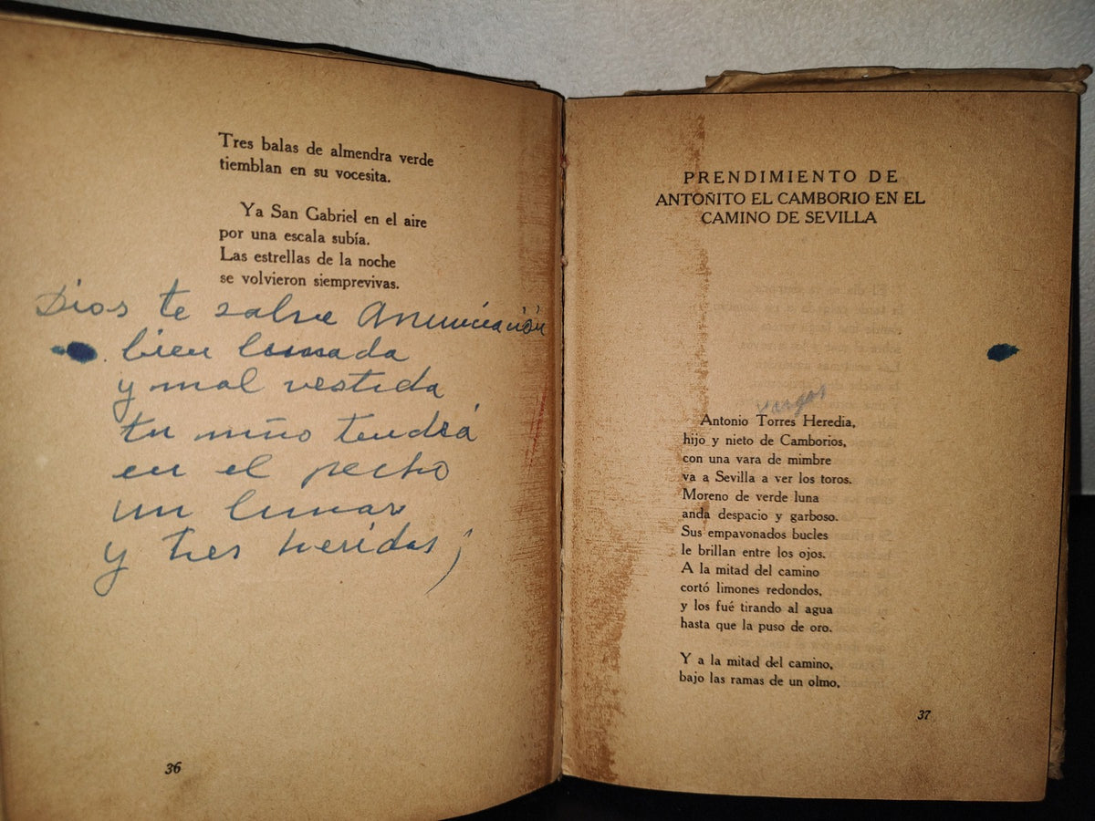 158- Romancero Gitano - Federico García Lorca - Editorial Diana - 1953