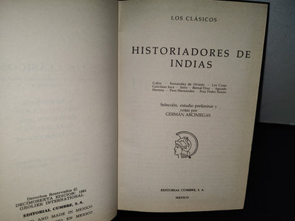 38- Los Clásicos. Historiadores De Indias
