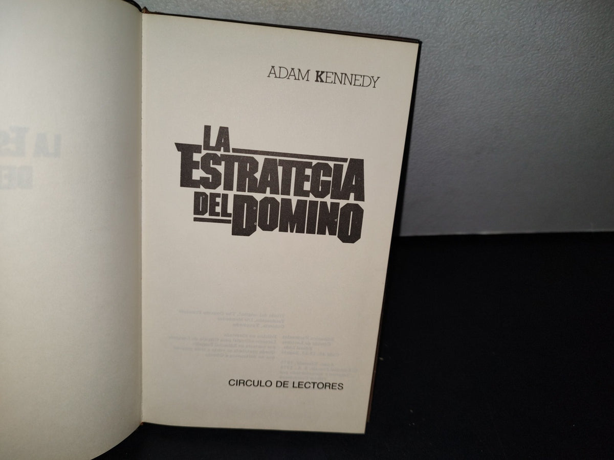 179- La Estrategia Del Dominó - Adam Kennedy - 1976