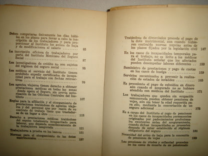 163- Seguro Social Mexicano. Tesis Juridicas. Alfonso Herrera Gutiérrez - 1961