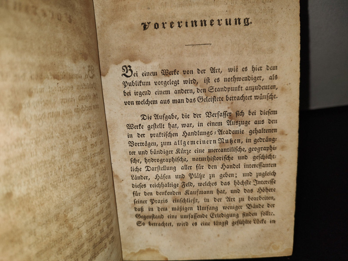 59- Carl Crüger'S Handelsgeographie Oder Beschreibung Der Erde, Was Sie Für Den Kaufmann Ist - 1833