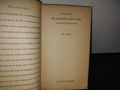 128- Alemán. Die Geschichte Unserer Welt - H. G. Wells - 1959