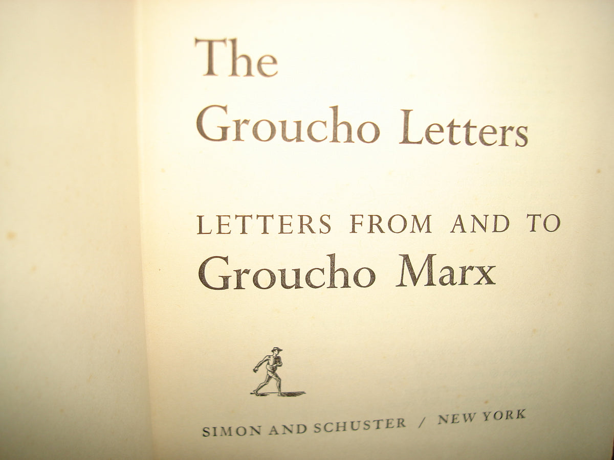 169- Inglés - The Groucho Letters. Letters From And To Groucho Marx - 1967
