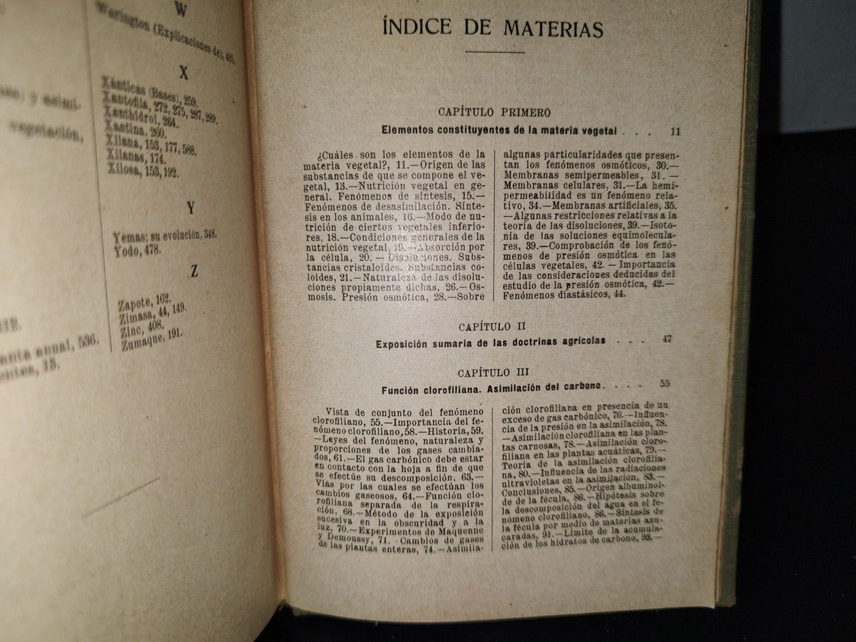 63- Química Agrícola. Química Vegetal - Gustavo André - 1918