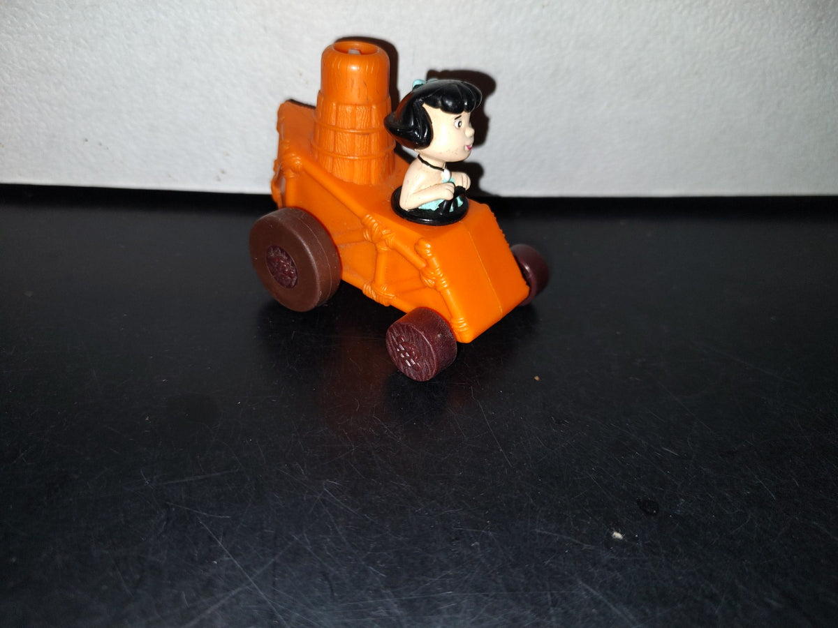 A3- Juguete Vintage De Los Picapiedra. Betty En Carrito - 1992