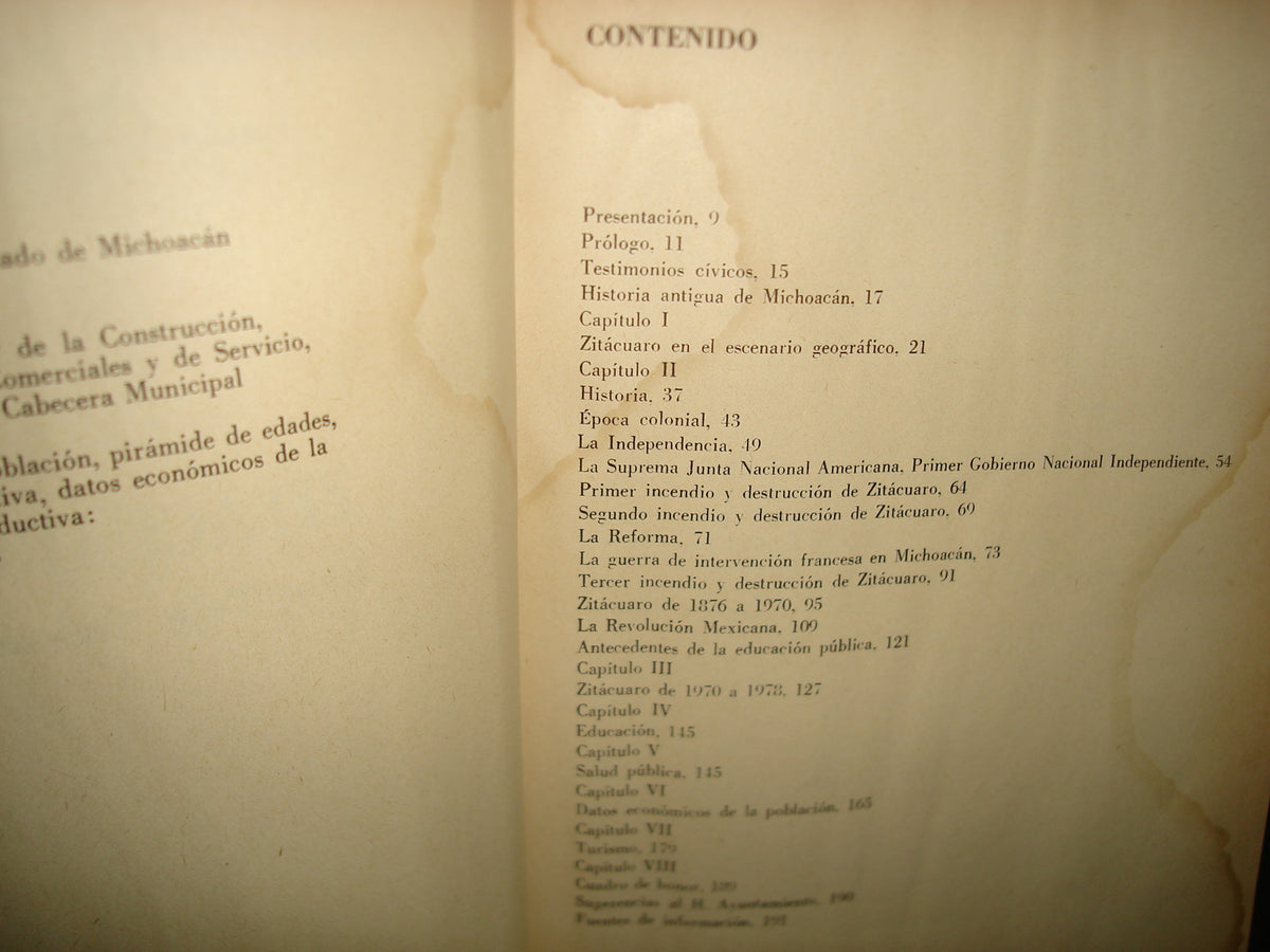 160- Zitácuaro - Jesús Teja Andrade - Gobierno Del Estado De Michoacán - 1978