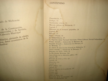 160- Zitácuaro - Jesús Teja Andrade - Gobierno Del Estado De Michoacán - 1978
