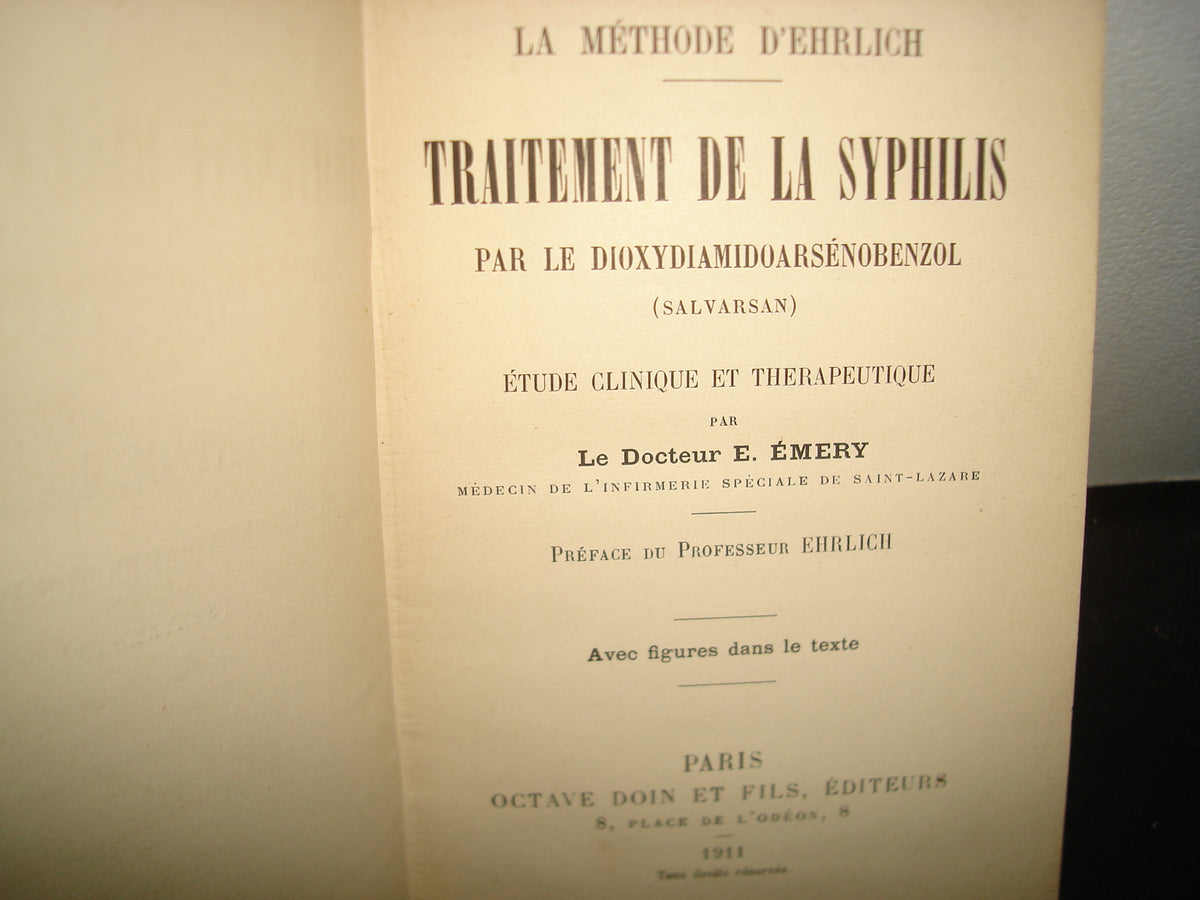 161- Tratamiento De La Sífilis / Traitement De La Syphilis - É Emery - 1911