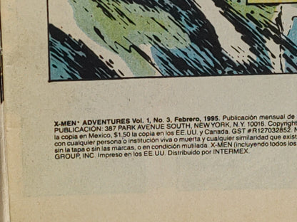 192- X-Men Adventures. Surge Magneto. Vol. 1, No. 3, 1995. Contiene 4 Pepsicards Nuevas