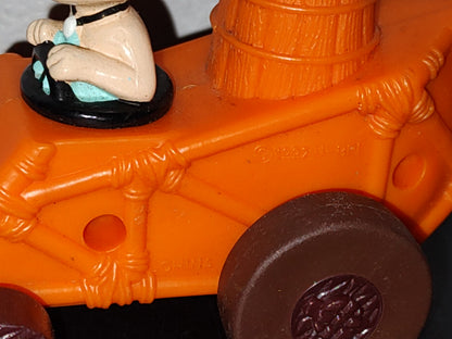 A3- Juguete Vintage De Los Picapiedra. Betty En Carrito - 1992