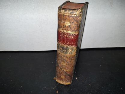60- Latín. Elementa Philosophiae - Laurentio Altieri - Tomus Tertius - 1805