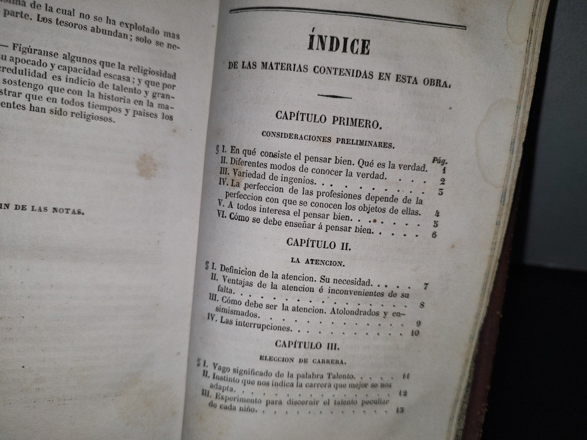 65- El Criterio - Jaime Balmes - Paris, Librería De Rosa, Bouret Y Cía. 1851