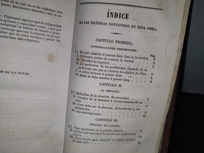65- El Criterio - Jaime Balmes - Paris, Librería De Rosa, Bouret Y Cía. 1851