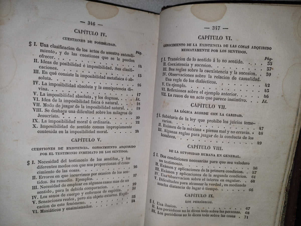 65- El Criterio - Jaime Balmes - Paris, Librería De Rosa, Bouret Y Cía. 1851
