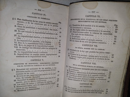 65- El Criterio - Jaime Balmes - Paris, Librería De Rosa, Bouret Y Cía. 1851