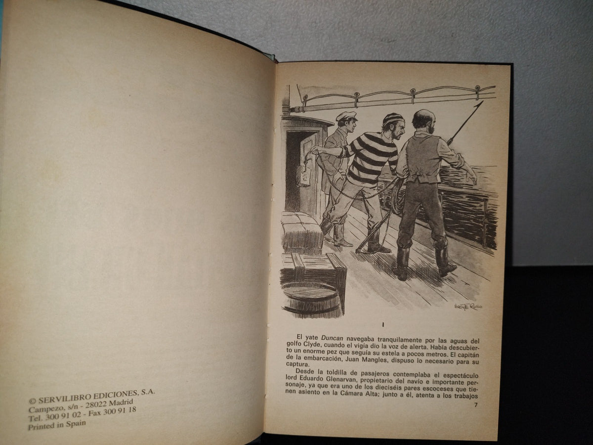89- Colección Julio Verne. Los Hijos Del Capitán Grant - Servilibro Ediciones S. A.