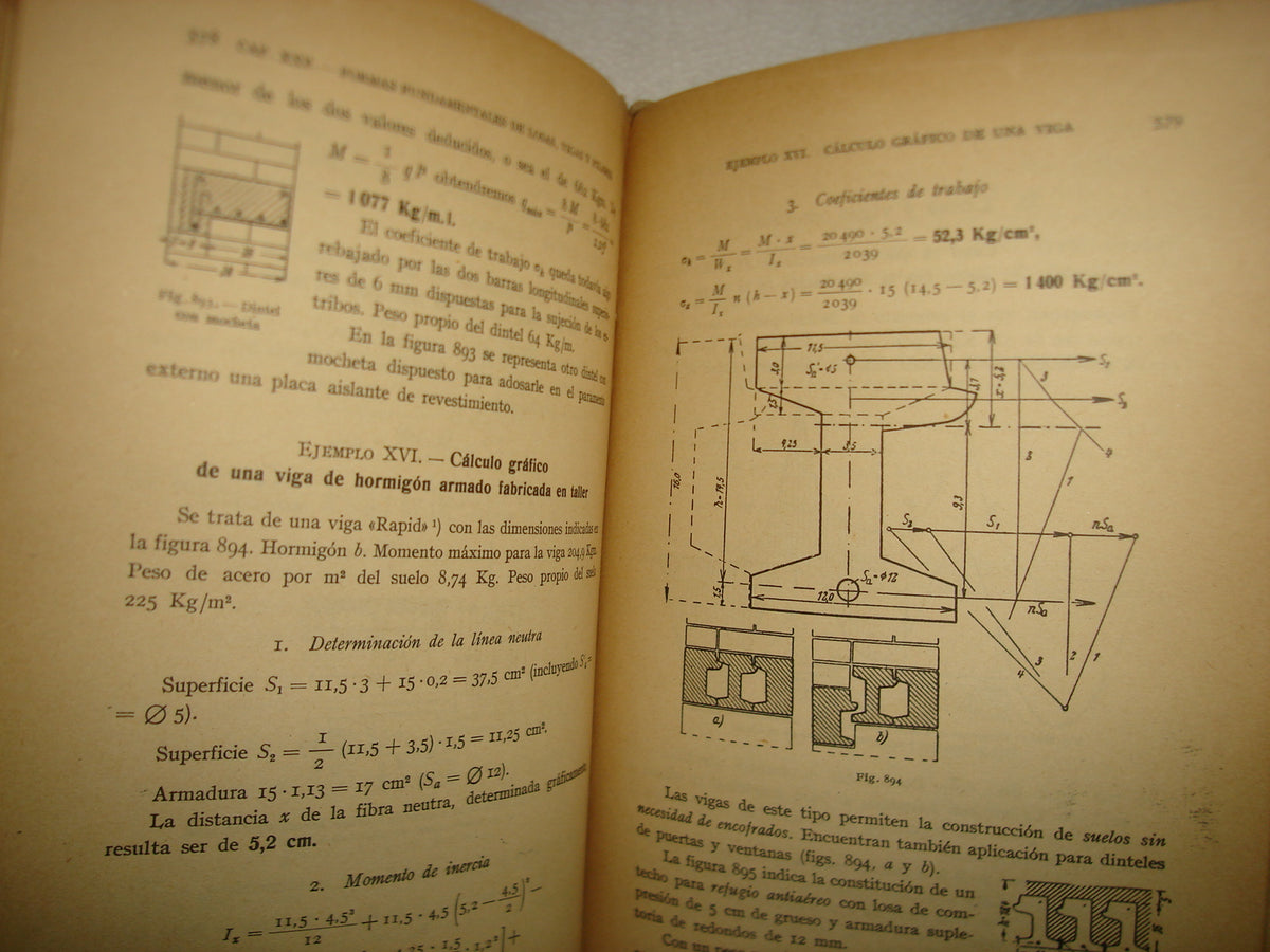 160- Construcciones De Hormigón Armado - C. Kersten. Buenos Aires, Ediciones G. Gili, 1948