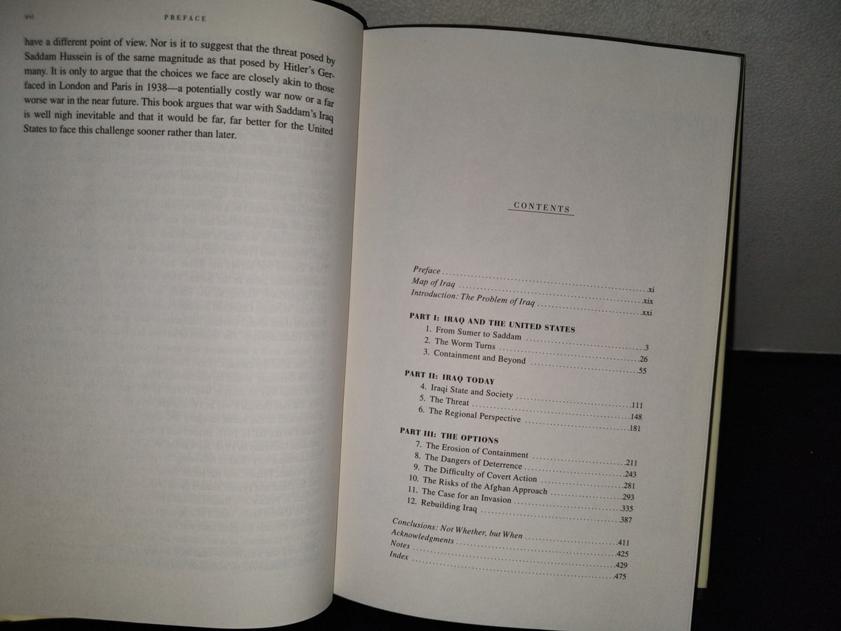 153- The Threatening. The Case For Invading Iraq - Kenneth M. Pollack. Random House, New York. First Edition 2002