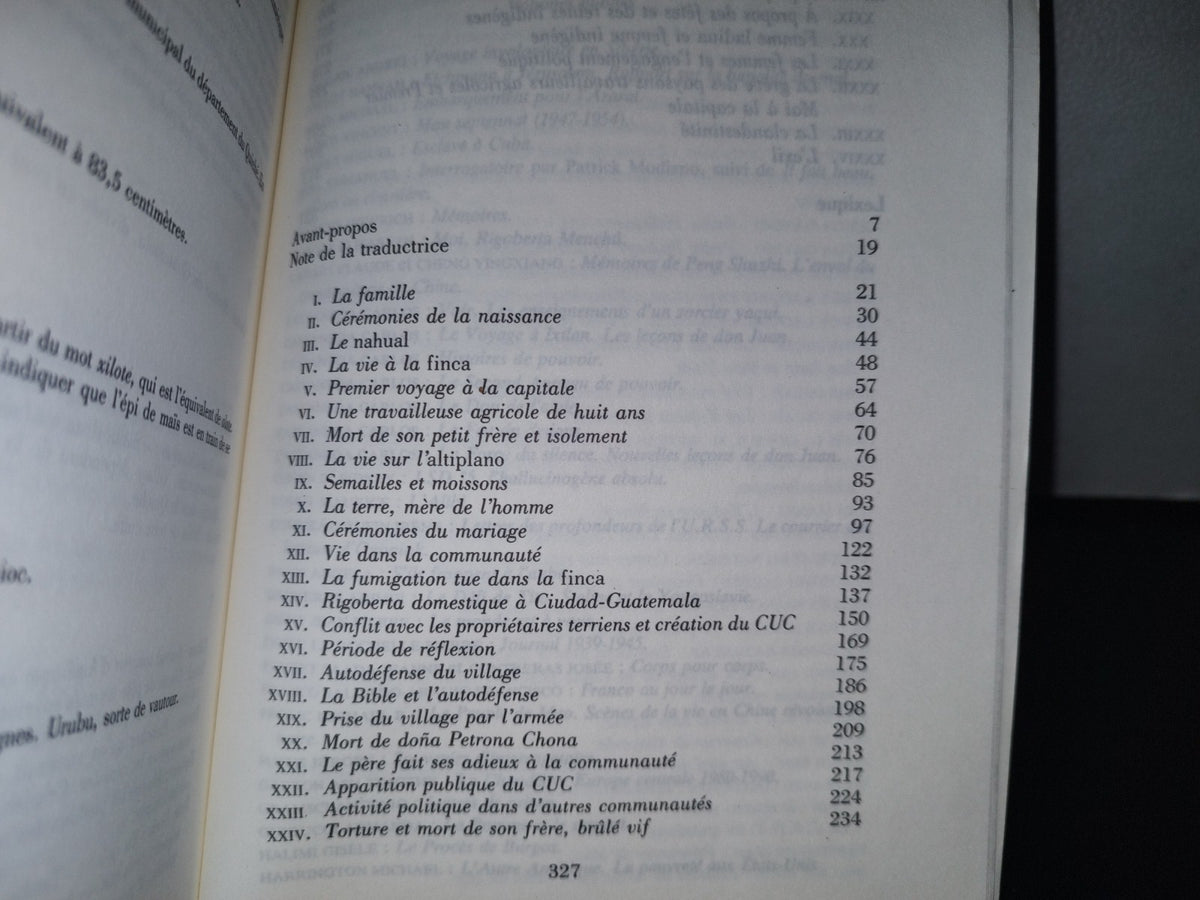 80- Moi, Rigoberta Menchú. Une Vie Et Une Voix, La Révolution Au Guatemala - Elisabeth Burgos - 1983