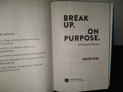 220- Break Up. On Purpose. A Catalyst For Growth - John Kim - First Edition 2025