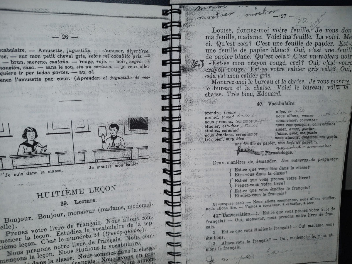 145- Método De Francés, Por C. Godard, Primer Libro - Editorial Progreso - 1938