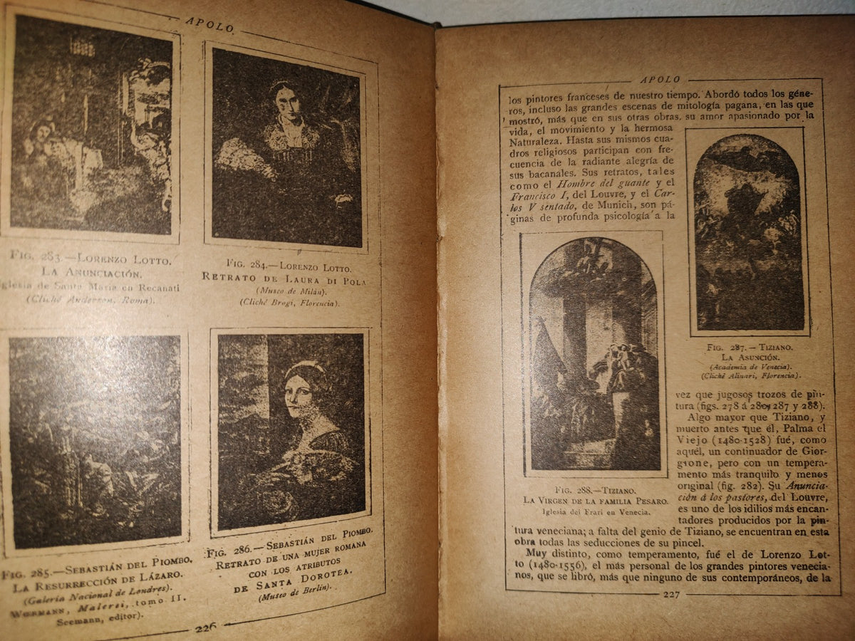85- Apolo. Historia General De Las Artes Plásticas - Salomón Reinach - 50'S