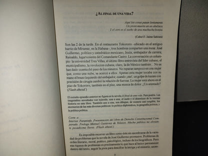 219- Al Final De Una Vida - José Guillermo Vallarta Plata - Primera Edición 1999