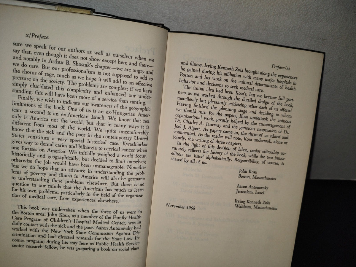 91- Poverty And Health. A Sociological Analysis - Edited By John Kosa, Aaron Antonovsky - 1969