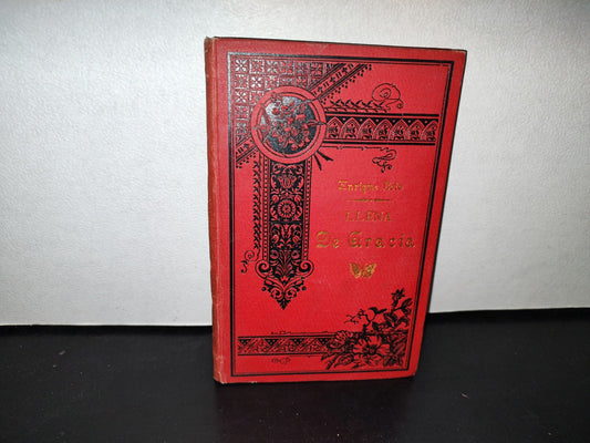 60- Llena De Gracia - Enrique Bolo - México, Herrero, Hermanos, Libreros Editores, 1895