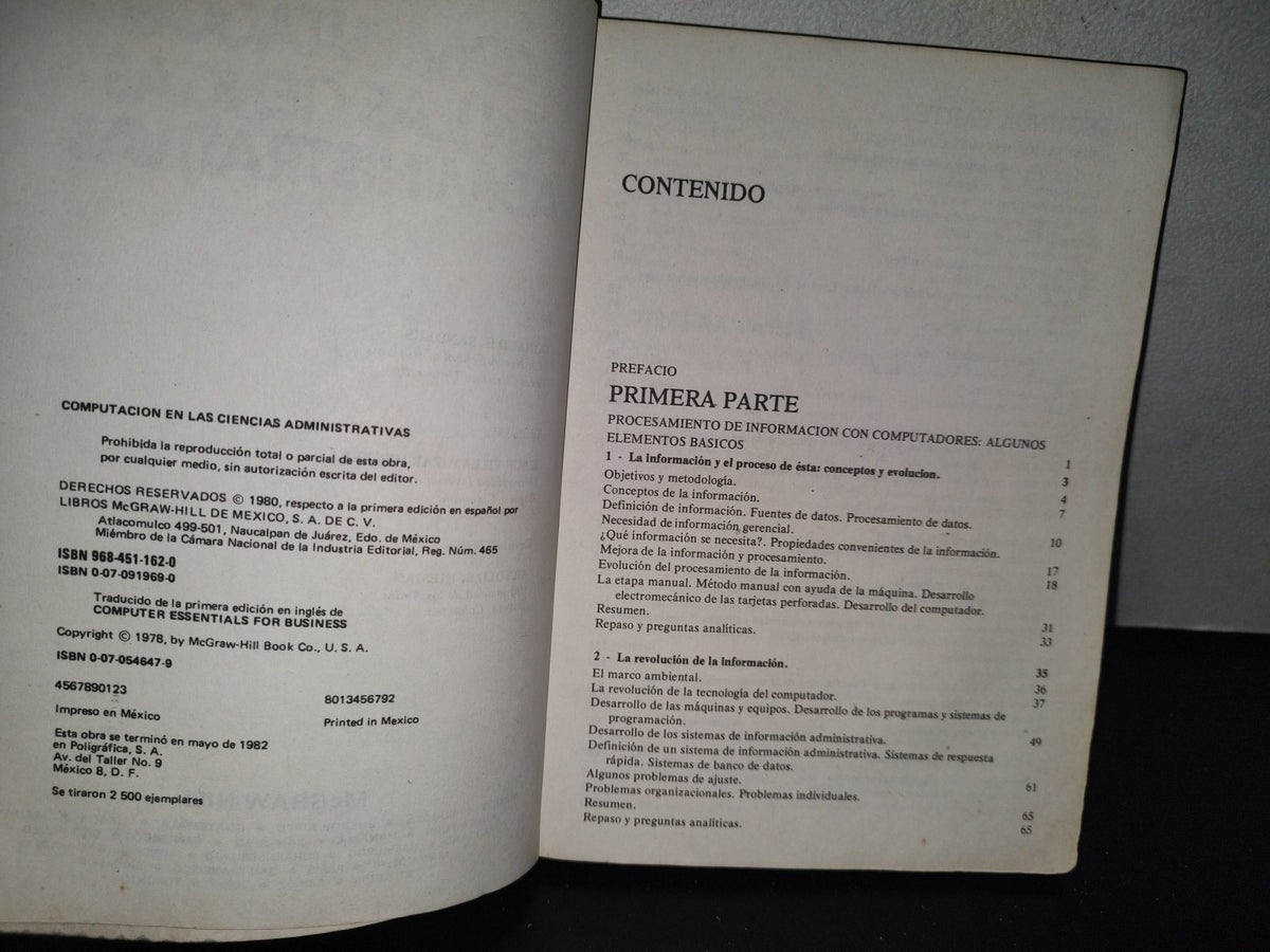 85- Computación En Las Ciencias Administrativas - Donald H. Sanders - 1982