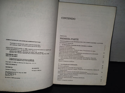 85- Computación En Las Ciencias Administrativas - Donald H. Sanders - 1982