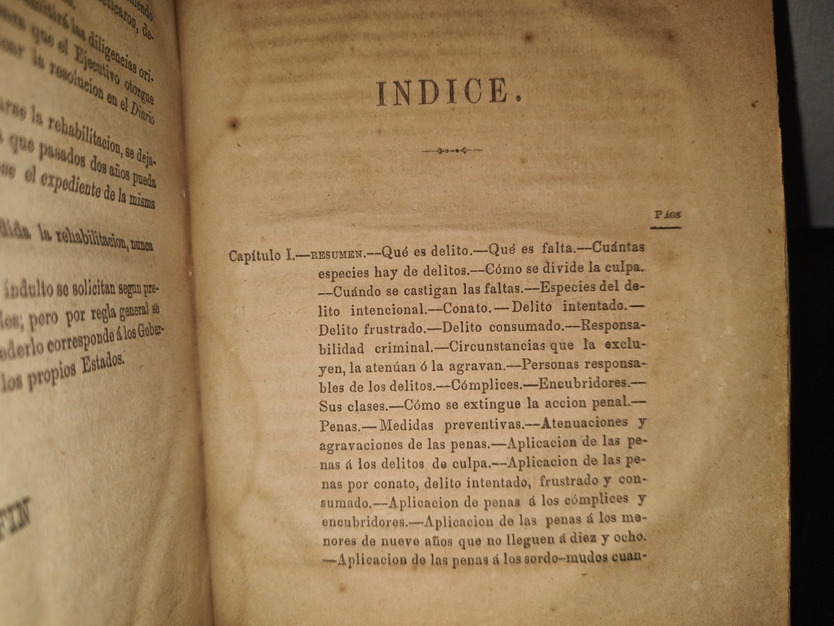 132- Sustanciación De Las Causas Criminales - Federico M. Del Castillo Velasco - México 1881
