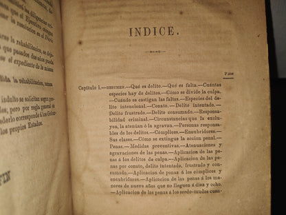 132- Sustanciación De Las Causas Criminales - Federico M. Del Castillo Velasco - México 1881
