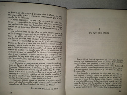 101- Cruces Sobre El Teocali (Novela Histórica) - Miguel Sainz López-Negrete - Aguilar, 1955